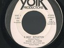NADIE LA FOND 3 Way Situation RARE ISLANDS DISCO/SOUL/FUNK 45 Yolk