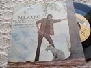 NEIL YOUNG Down By The River 7 45 PORTUGAL 1969 UNIQ SLEEVE Portuguese RATS 8002