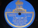TANGO 78 rpm RECORD Odeon FRANCISCO CANARO Sueño chino SPAIN Tomo y obligo