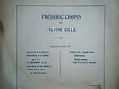 VICTOR GILLE  PLAY  CHOPIN RARE FRENCH PRESS SIGNED