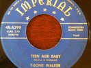T-Bone Walker-Strugglin' Blues/Teen Age Baby 45. Imperial. Rare Blues