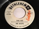 NORTHERN SOUL 45/ THE ASCOTS 