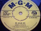 CONNIE FRANCIS My Sailor Boy ORIGINAL UK MGM 1956 RARE   *ONE DAY AUCTION*