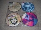 Madonna picture discs new/unplayed, miles/revolver,girl gone,celebration