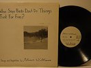 Rare GLENN WILLIAMS: Who Says Birds Don't Do Things Just For Fun LP Vinyl