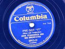 VERY RARE JACK TEAGARDEN 78 I'VE GOT IT/ PLANTATION MOODS BLUE COLUMBIA 2913-D E