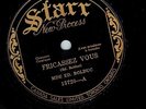 CANADA QUEBEC FRENCH FOLK 78 RPM MADAME BOLDUC : MARY TRAVERS : FRICASSEZ VOUS
