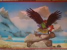 BUDGIE Never Turn Your Back on a Friend RARE POSTER Roger Dean PSYCH PROG