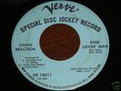CHAIN REACTION PROMO 45 w/ Steven Tyler Aerosmith EVER LOVIN' MAN Verve  VK10611