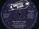 Neville Brown & John Wayne - The Right Time UK orig 12
