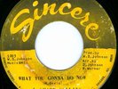 LaSHAWN COLLINS What NORTHERN SOUL FUNK 45 on SINCERE 1003