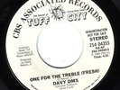 RARE RAP 45 DAVY DMX ONE FOR THE TREBLE(FRESH) TUFF CITY 04355 NEAR MINT HEAR