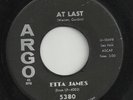 1961-RARE SOUL-ETTA JAMES-AT LAST-45-ARGO 5380-NICE