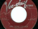 THE EL DORADOS One More Chance DOO WOP 45 on VEE JAY 127