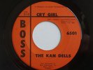 1965 Minnesota Garage/Surf 45 KAN DELLS Cry Girl / Cloudburst  BOSS 6501 LISTEN