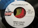 Sweet Soul 45 Harvey Scales Don't You Ever MAGIC TOUCH