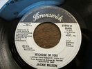 Northern Soul 45 Jackie Wilson BECAUSE OF YOU listen