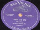 ELVIS PRESLEY 1962 I Feel So Bad RARE 10” 78 RPM  BRAZIL