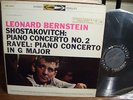 Columbia 6043: Bernstein, Shostakovich/Ravel Piano Ctos. 6-eye NM