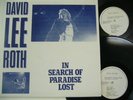 DAVID LEE ROTH - in search of paradise lost(V.RARE Japan 2LP)Live '88 Van Halen