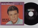 Rock & Roll Picture Sleeve 45 RICKY NELSON Travelin' Man IMPERIAL NM/VG++