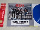KISS - BLITZ LONDON  blaues Vinyl mit OBI Lim. 300