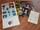 KISS - Alive II tatoos tattoo-sheet -merchandise insert booklet Aucoin vinyl LP