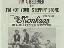 MONKEES--RARE 8X11- PROMO INSERT ONLY for PICTURE SLEEVE + 45--(I'M A BELIEVER)