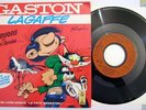 GASTON LAGAFFE Franquin Marsupilami Livre disque EP 45 tours RARE Exc état 1983