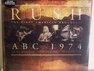 RUSH LIVE1974  AGORA BALLROOM CLEVELAND  LIMITED BLUE VINYL TWO  LP SEALED  ABC