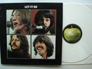 BEATLES lp Let It Be WHITE VINYL UK PCS 7096