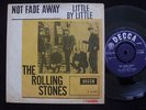ROLLING STONES Not Fade Away Danish Alternative Sleeve 45 + PS Ultra rare