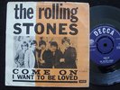ROLLING STONES Come On Danish Alternative Sleeve 45 PS 7