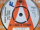 KENNETH WASHINGTON WITH CHRIS BARBER & THE T-BONES-IF I HAD A TICKET.CBS DEMO 45
