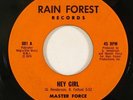 70s Soul 45 MASTER FORCE Don't Fight The Feeling / Hey Girl on Rain Forest