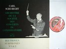 SCHURICHT, CARL Beethoven Symphonies #1 & 2 FRANCE FALP 573 NM