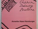 ANNETTE HAAS-HAMBURGER rare piano private LP CHOPIN, DEBUSSY, POULENC