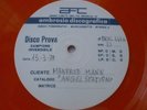 MANFRED MANN'S EARTH BAND ANGEL STATION  ITA TEST PRESS ORANGE VINYL LP