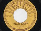 BLUES from SUN RECORDS. SAMMY LEWIS. SUN 218. I FEEL SO WORRIED. HEAR