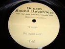 GARAGE / PSYCH- THE OTHER HALF- SUNSET SOUND RECORDERS 45 RPM ACETATE- LISTEN