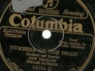 New Orleans Willie Jackson, Numbers on the Brain Columbia 14184 78 rpm
