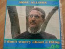 MOSE ALLISON i don't worry about a thing ATLANTIC LP jazz blues 1962 maroon
