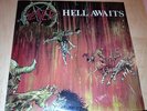 SLAYER HELL AWAITS LP VINYL THRASH METAL 1 ST PRESS COMBAT 1985 METAL BLADE RARE