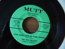 THE TWO FELLOWS, STOP (DON'T GIVE UP YOUR LOVING) MUTT RECORDS 17793 EXC COND