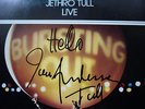 2Lp JETHRO TULL- LIVE- autograph signed IAN ANDERSON