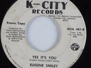 70's Soul 45 EUGENE SMILEY Yes It's You K-CITY HEAR