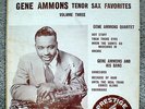 GENE AMMONS-Tenor Sax Favorites Vol 3-1950’s Prestige Mono Jazz 10” LP PRLP149 V