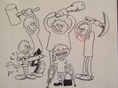MEATMEN rare orig press Crippled Children Suck 7