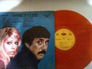 RARE VINTAGE The Hits of NANCY AND LEE TAIWANESE ORANGE/RED VINYL RECORD