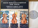 Christian Ferras:Bach Sonatas & Partitas:Sine Qua Non SAS 2028/3:NM